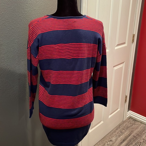 Madewell- Deckhouse red/blue Sweater - Picture 3 of 5